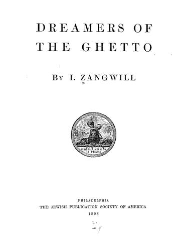 Cover of Dreamers of the ghetto
