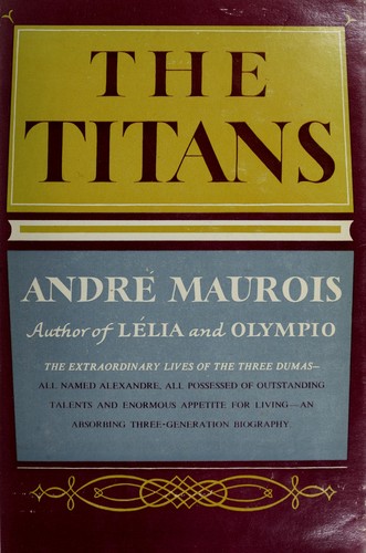 Cover of Les Titans ou les trois Dumas