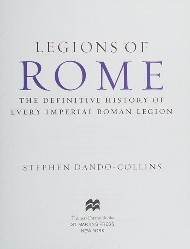 Cover of Legions of Rome