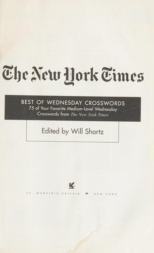 Cover of The New York Times Best of Wednesday Crosswords