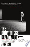 Cover of The Dirty Tricks Department