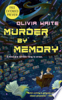 Cover of Sneak Peek for Murder by Memory