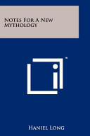 Cover of Notes for a New Mythology