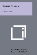 Cover of Kahlil Gibran