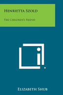 Cover of Henrietta Szold