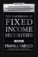 Cover of The Handbook of Fixed Income Securities, Ninth Edition