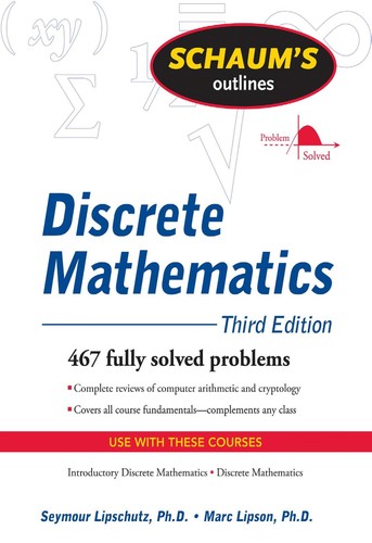 Cover of Schaum's outline of discrete mathematics