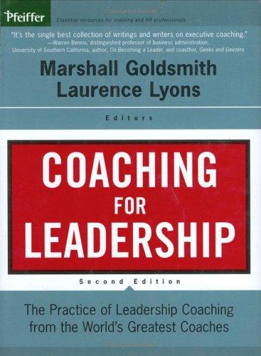 Cover of Coaching for leadership