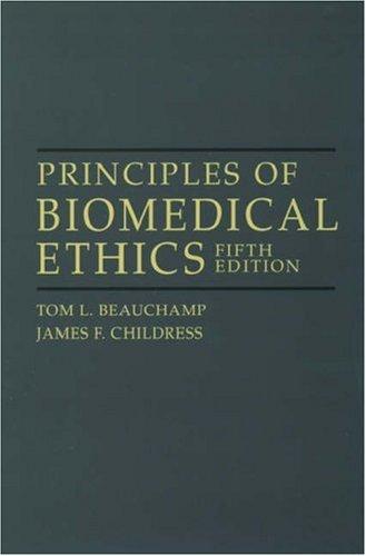 Cover of Principles of biomedical ethics