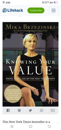 Cover of Knowing your value