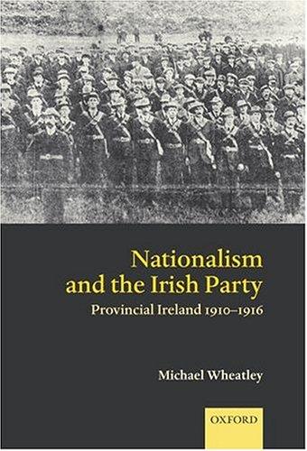 Cover of Nationalism and the Irish Party