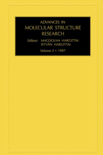 Cover of Advances in Molecular Structure Research, Volume 3.