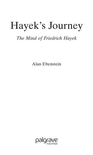 Cover of Hayek's journey