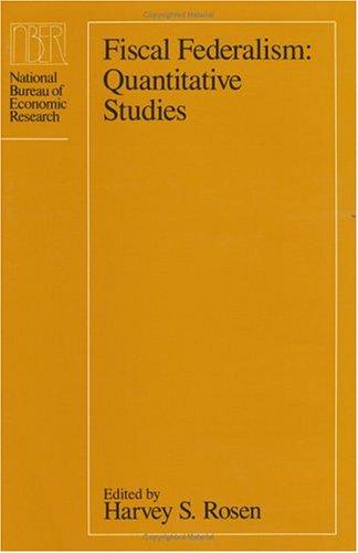 Cover of Fiscal federalism
