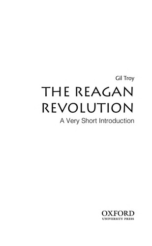 Cover of The Reagan revolution