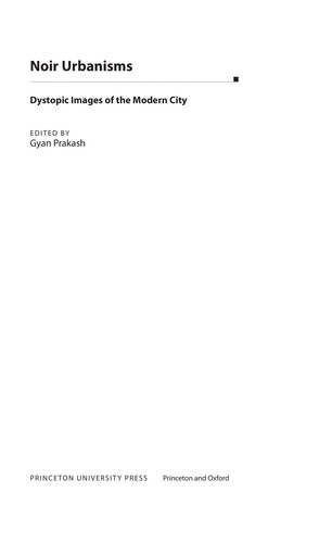 Cover of Noir urbanisms