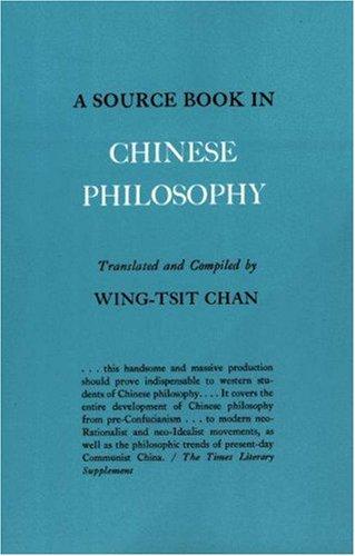 Cover of A Source Book in Chinese Philosophy