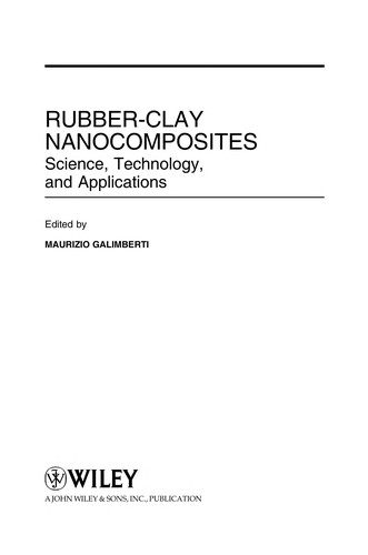 Cover of Rubber-clay nanocomposites