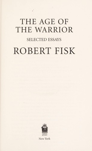 Cover of The age of the warrior