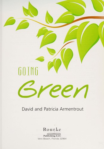 Cover of Going green