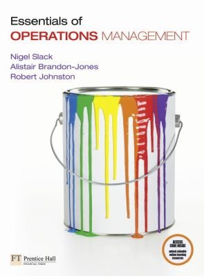 Cover of Essentials Of Operations Management With Myomlab