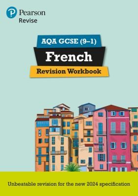 Cover of Pearson Revise AQA GCSE (9-1) French Revision Workbook