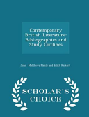Cover of Contemporary British Literature