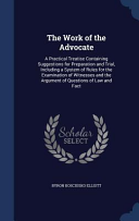 Cover of The Work of the Advocate