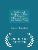 Cover of Builder and Blunderer