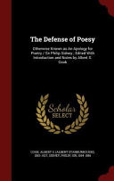 Cover of The Defense of Poesy