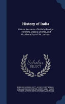 Cover of History of India