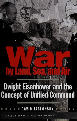 Cover of War by land, sea, and air