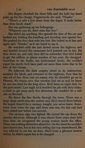 Cover of The expendable man