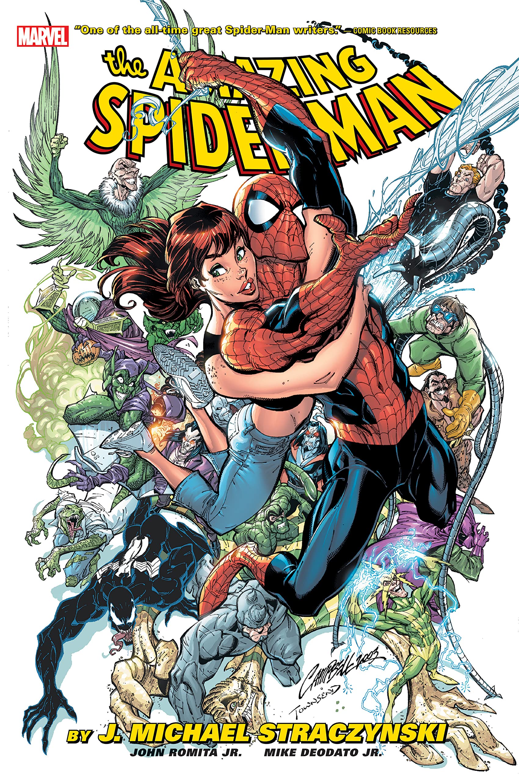 Cover of The Amazing Spider-Man by J. Michael Straczynski Omnibus, Vol. 1