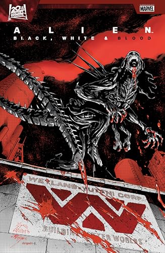 Cover of ALIEN: BLACK, WHITE and BLOOD TREASURY EDITION