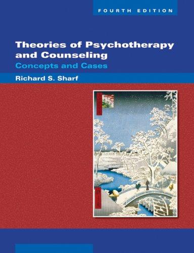 Cover of Theories of Psychotherapy and Counseling