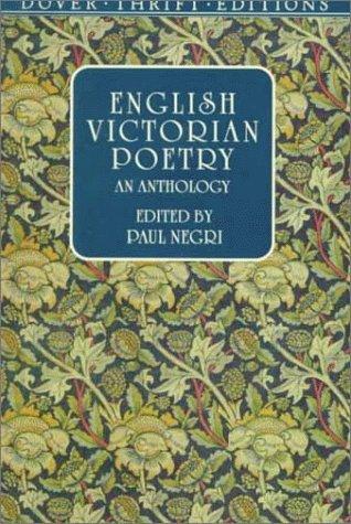 Cover of English Victorian poetry