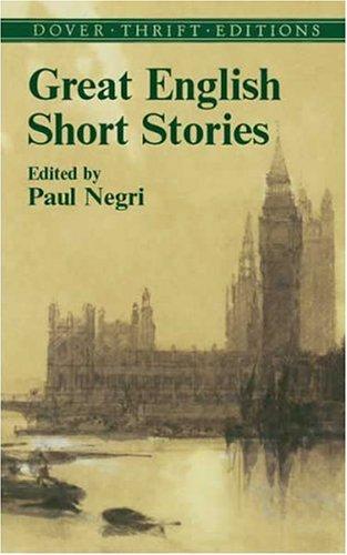 Cover of Great English short stories