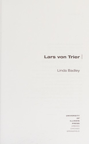Cover of Lars von Trier