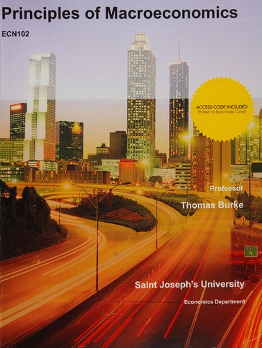 Cover of Principles of macroeconomics