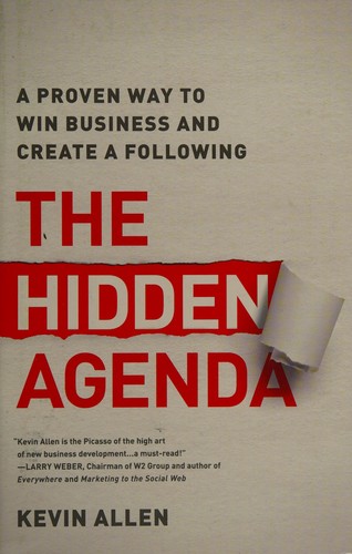 Cover of The hidden agenda