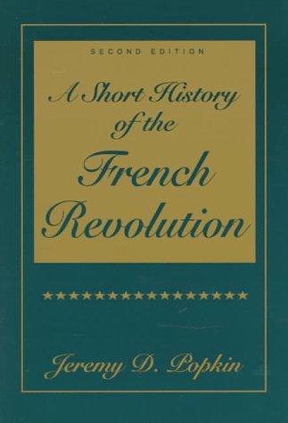 Cover of Short History of the French Revolution, A