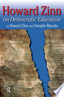 Cover of Howard Zinn on Democratic Education