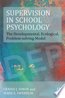 Cover of Supervision in School Psychology