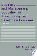 Cover of Business and Management Education in Transitioning and Developing Countries
