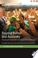 Cover of Beyond Defeat and Austerity