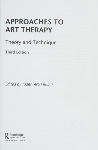 Cover of Approaches to art therapy