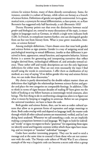 Cover of Decoding gender in science fiction
