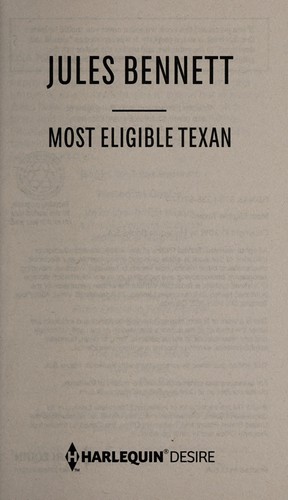 Cover of Most eligible Texan