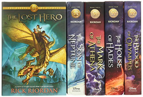Cover of The Heroes of Olympus Hardcover Boxed Set